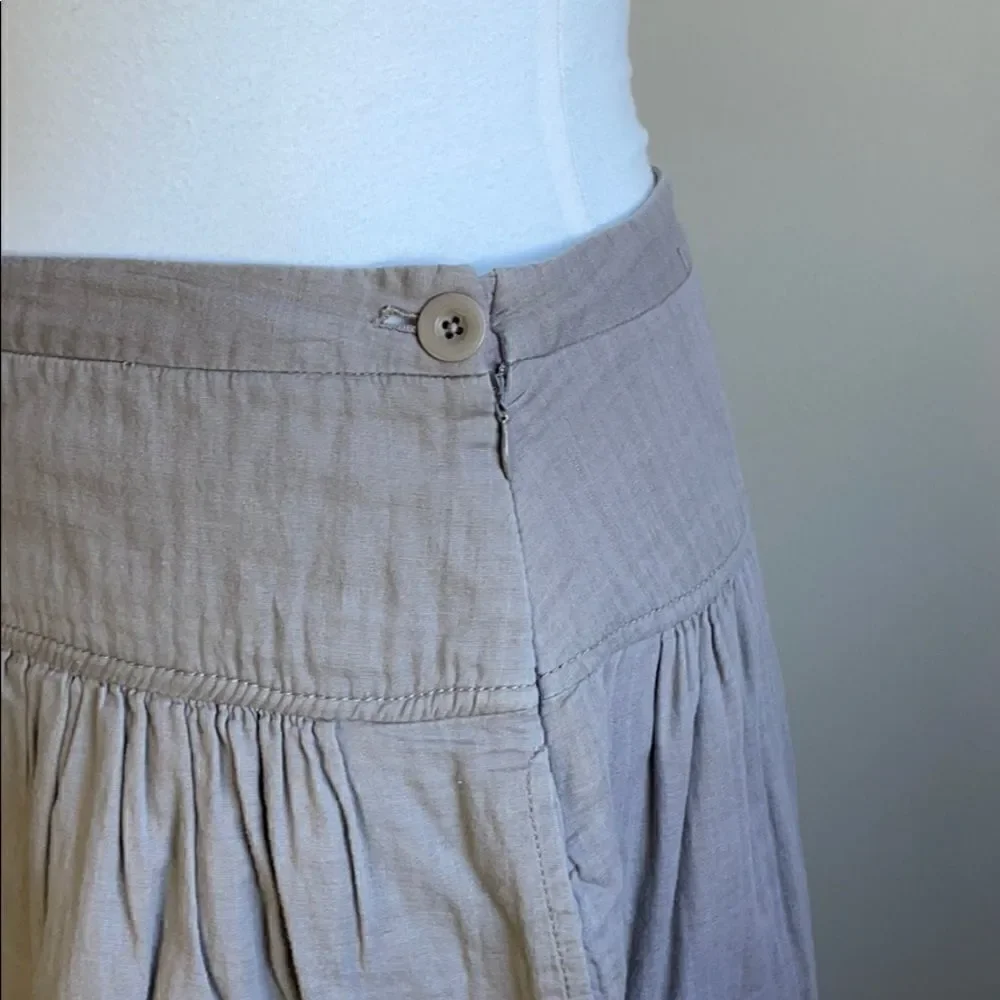 GAP Fit and Flare Brown Mini Skirt with Pockets (Size: 1)